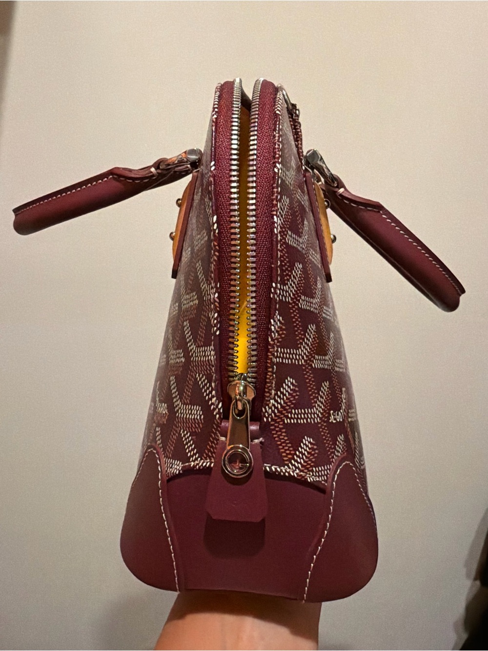 Goyard Burgundy Vendome Mini Bag - Picture 2 of 5